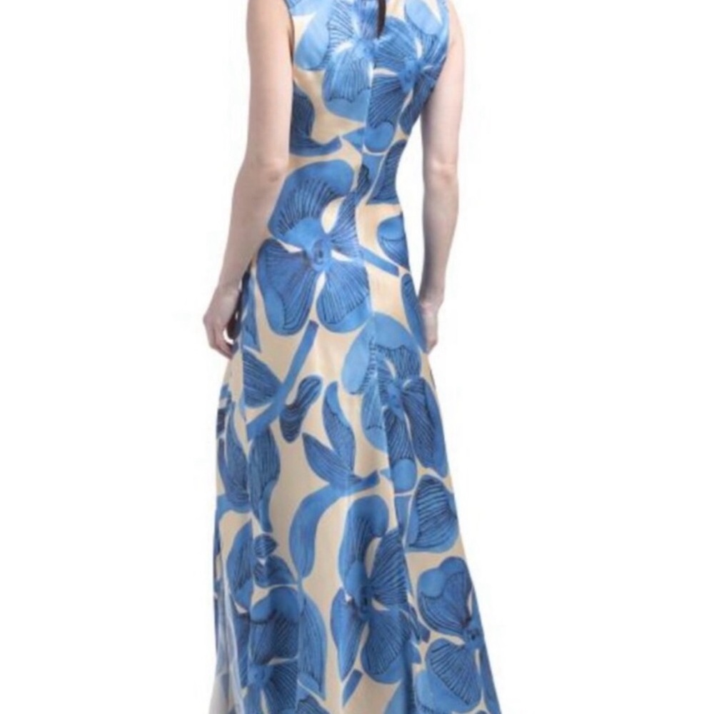 Corey Lynn Calter Satin Floral Dress - Picture 2 of 6
